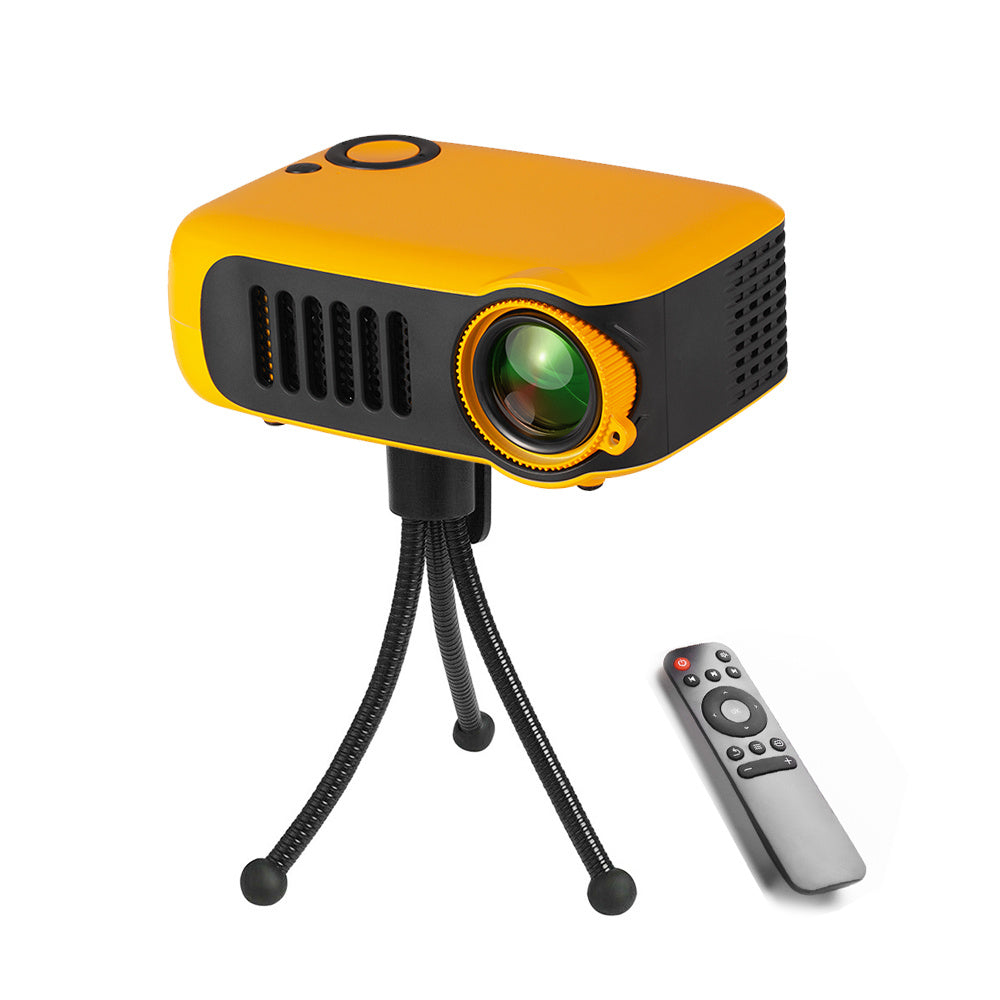 Mini Portable Projector 800 Lumens Eye-Care 1080p Home Cinema Video Projector
