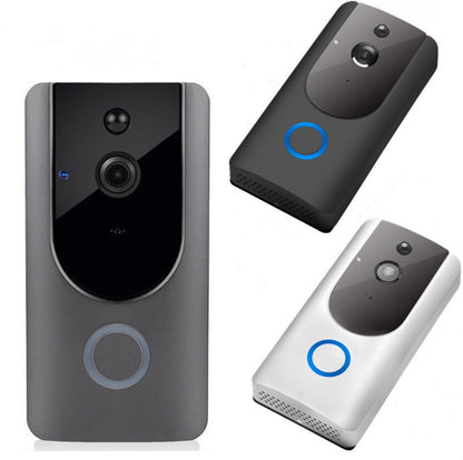 Sonnette intelligente Guardiva – Interphone visuel sans fil, mode nuit