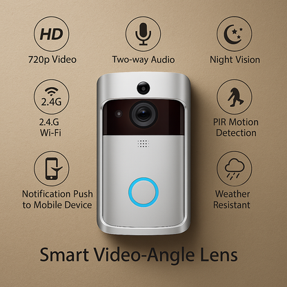 DoorEye 720 – Full HD 1080p, Motion Detection, Weatherproof